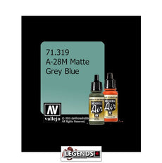 VALLEJO MODEL AIR:  :  A-28M Matte Grey Blue  (17ml)  VAL 71.319