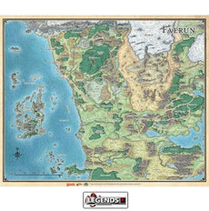DUNGEONS & DRAGONS - 5th Edition RPG: D&D 5th Edition RPG: Sword Coast Adventurer's Guide - Faerun Map