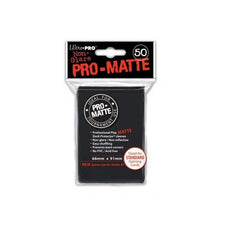ULTRA PRO - DECK SLEEVES - Pro-Matte (50ct) Standard Deck Protectors BLACK