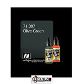 VALLEJO MODEL AIR:  :  Olive Green (17ml)  VAL 71.007