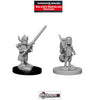 DUNGEONS & DRAGONS NOLZUR'S MARVELOUS UNPAINTED MINIATURES: Male Halfling Fighters (2) #WZK73386