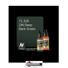 VALLEJO MODEL AIR:  :   IJN Deep Dark Green   (17ml)  VAL 71.310