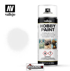 VALLEJO SPRAY PAINT - 400mL  White 28.010 *IN-STORE ONLY*