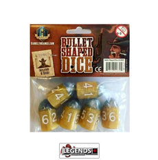 TINY EPIC - WESTERN  -  BULLET SHAPED DICE