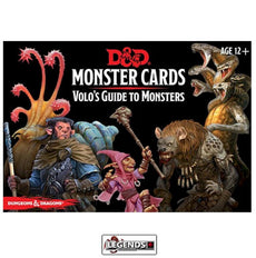 DUNGEONS & DRAGONS - 5th ED RPG - MONSTER CARDS - VOLO'S GUIDE TO MONSTERS