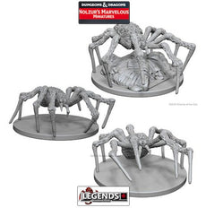 DUNGEONS & DRAGONS NOLZUR'S MARVELOUS UNPAINTED MINIATURES:  Spiders #WZK72558