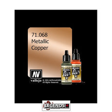 VALLEJO MODEL AIR:  :  Copper (Metallic)   (17ml)  VAL 71.068