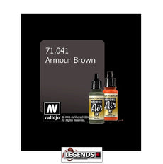 VALLEJO MODEL AIR:  :   Armour Brown  (17ml)  VAL 71.041