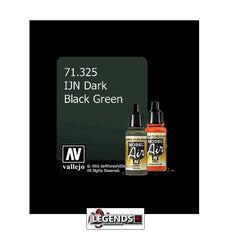 VALLEJO MODEL AIR:  :  IJN Dark Black Green   (17ml)  VAL 71.325