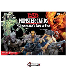 DUNGEONS & DRAGONS - 5th ED RPG - MONSTER CARDS - MORDENKAINEN'S TOME OF FOES