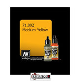 VALLEJO MODEL AIR:  : Medium Yellow  (17ml)  VAL 71.002