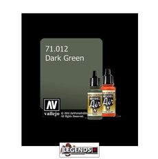 VALLEJO MODEL AIR:  : Dark Green  (17ml)  VAL 71.012