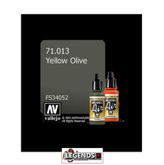 VALLEJO MODEL AIR:  : Yellow Olive  (17ml)  VAL 71.013
