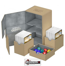 ULTIMATE GUARD - DECK BOXES - Twin Flip'n'Tray™ 160+ - SAND