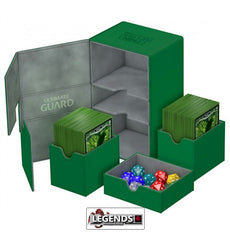ULTIMATE GUARD - DECK BOXES - Twin Flip'n'Tray™ 160+ - GREEN