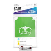 ULTIMATE GUARD - CARD DIVIDER - GREEN