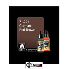 VALLEJO MODEL AIR:  :  German Red Brown  (17ml)  VAL 71.271