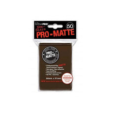 ULTRA PRO - DECK SLEEVES - Pro-Matte (50ct) Standard Deck Protectors BROWN