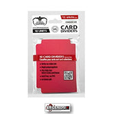 ULTIMATE GUARD - CARD DIVIDER - RED