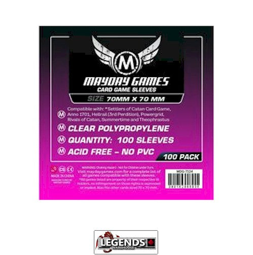 MAYDAY CARD SLEEVES - Card Game Card Sleeves MDG-7124 ( 70X70MM ) LEGENDS WAREHOUSE MAYDAY CARD SLEEVES - Card Game Card Sleeves MDG-7124 ( 70X70MM ) LEGENDS WAREHOUSE