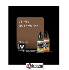 VALLEJO MODEL AIR:  :  US Earth Red  (17ml)  VAL 71.293