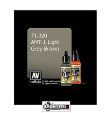 VALLEJO MODEL AIR:  :  AMT-1 Light Grey Brown   (17ml)  VAL 71.320