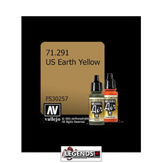 VALLEJO MODEL AIR:  :   US Earth Yellow  (17ml)  VAL 71.291