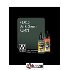 VALLEJO MODEL AIR:  :  Dark Green RLM71 (17ml)  VAL 71.015