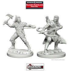 DUNGEONS & DRAGONS NOLZUR'S MARVELOUS UNPAINTED MINIATURES:  Human Male Rangers #WZK72635