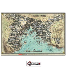 DUNGEONS & DRAGONS -BALDUR'S GATE MAP