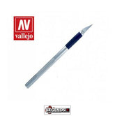 VALLEJO HOBBY TOOLS - Soft Grip Craft Knife No. 1 with #11 Blade   #T06007