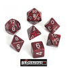 CHESSEX ROLEPLAYING DICE - Speckled Silver Volcano 7-Dice Set  (CHX25344)