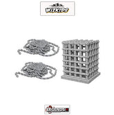 Deep Cuts -  Unpainted Miniatures:  Cage & Chains (3)  #WZK73419