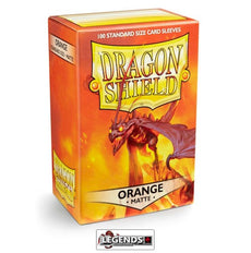 DRAGON SHIELD DECK SLEEVES - Dragon Shield • Matte Orange