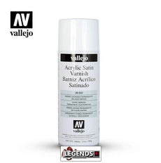 VALLEJO SPRAY PAINT - 400mL Acrylic Satin Varnish 28.532 *IN-STORE ONLY*