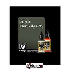 VALLEJO MODEL AIR:  :  Dark Slate Grey  (17ml)  VAL 71.309