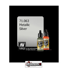VALLEJO MODEL AIR:  :  Silver RLM01 (Metallic)  (17ml)  VAL 71.063