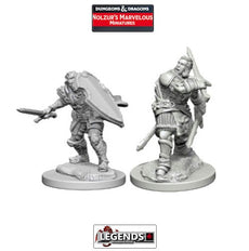 DUNGEONS & DRAGONS NOLZUR'S MARVELOUS UNPAINTED MINIATURES:  Human Male Paladins WZK72629