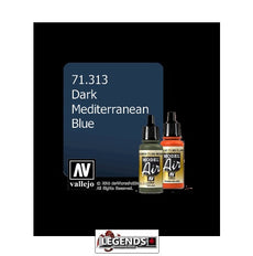 VALLEJO MODEL AIR:  :  Dark Mediterranean Blue  (17ml)  VAL 71.313
