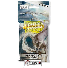 DRAGON SHIELD SLEEVES - PERFECT FIT - CLEAR  100ct