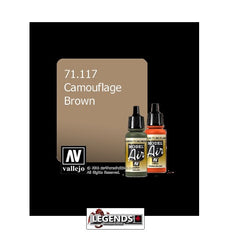 VALLEJO MODEL AIR:  :   Camouflage Brown   (17ml)  VAL 71.117
