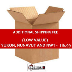 STANDARD SHIPPING - (LOW VALUE)  YUKON, NUNAVUT AND NWT