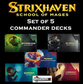 MTG - STRIXHAVEN - SCHOOL OF MAGES - (5) COMMANDER DECK SET
