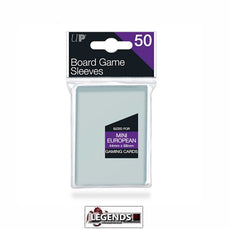 ULTRA PRO CARD SLEEVES - 44mm X 68mm Mini European Board Game Sleeves 50ct